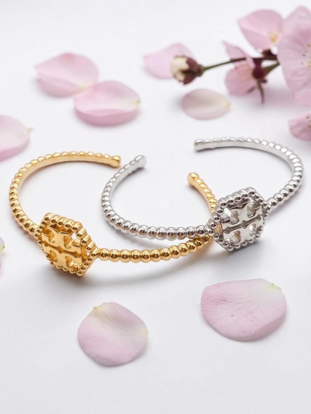 Tory Burch Milgrain Hex Cuff Bracelets